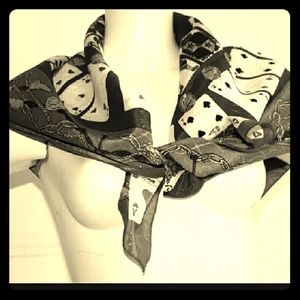 Vintage Moschino silk scarf